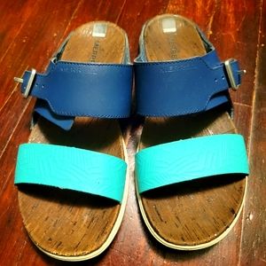 Merrell Blue Sandals with Buckle